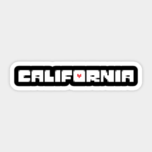 love california Sticker